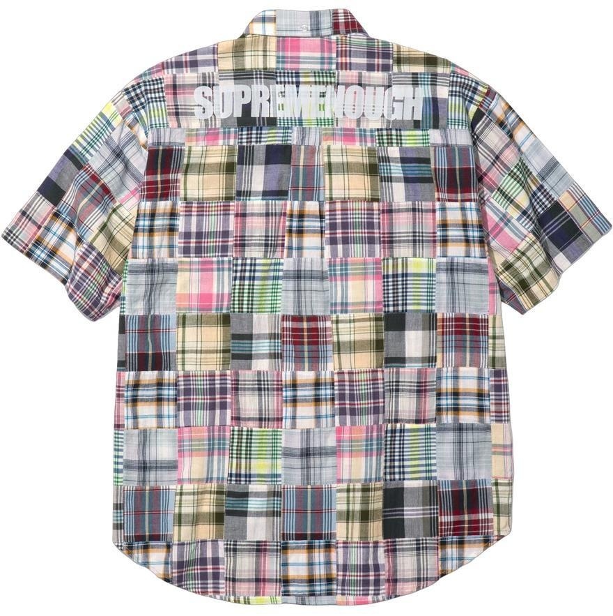 Supreme®/GOODENOUGH Patchwork Madras S/S Shirt view 11